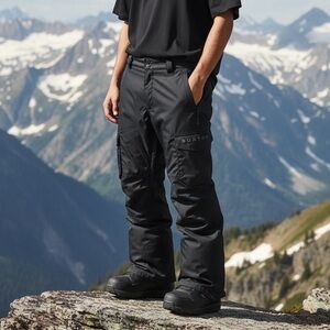 Burton Men's Black Cargo Snow Pants